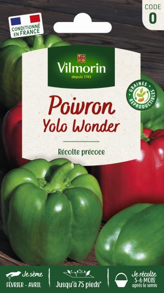 Potagères - Poivron Yolo Wonder  - PACKAGING_RECTO